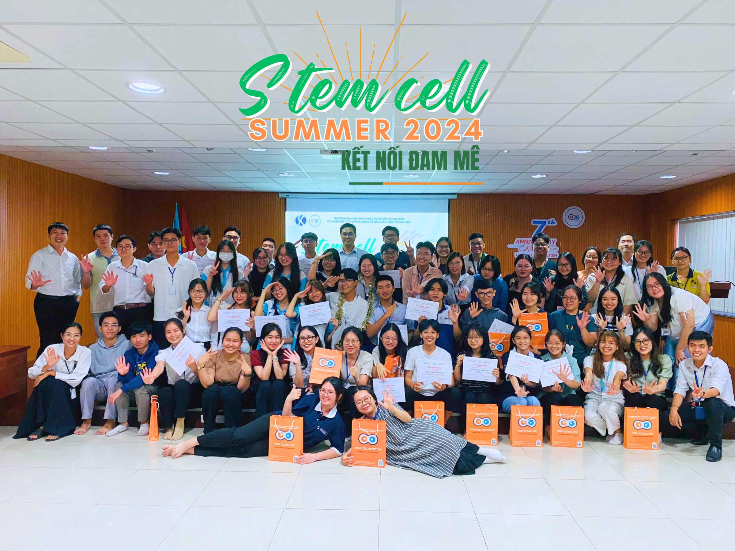 “MÙA HÈ TUYỆT VỜI” TẠI CHƯƠNG TRÌNH STEM CELL SUMMER LẦN THỨ 11 NĂM 2024